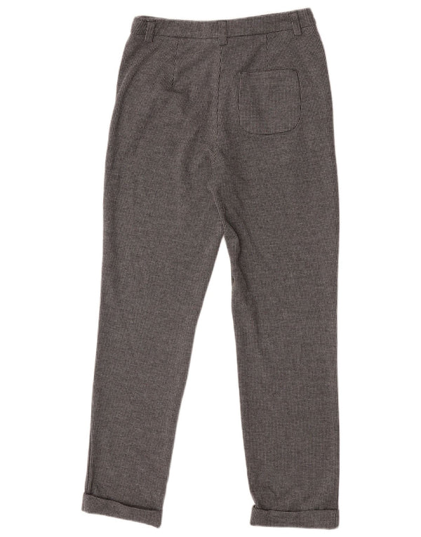White Stuff Womens High Waist Casual Trousers UK 10 Small W26 L28 Grey