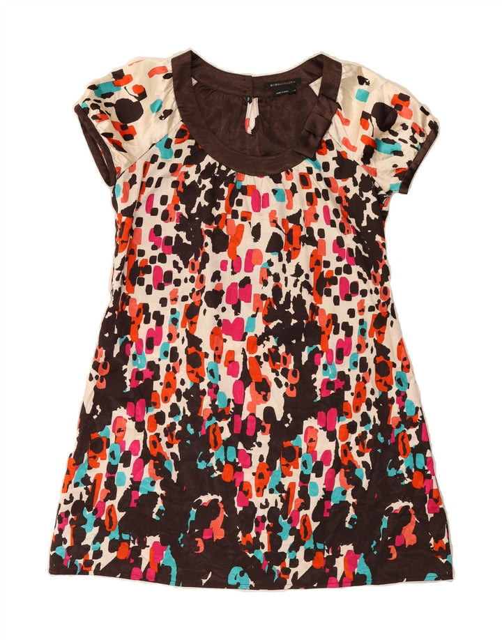 BCBGMAXAZRIA Womens Oversized Basic Dress UK 6 XS Multicoloured Spotted Vintage BCBGMAXAZRIA and Second-Hand BCBGMAXAZRIA from Messina Hembry 