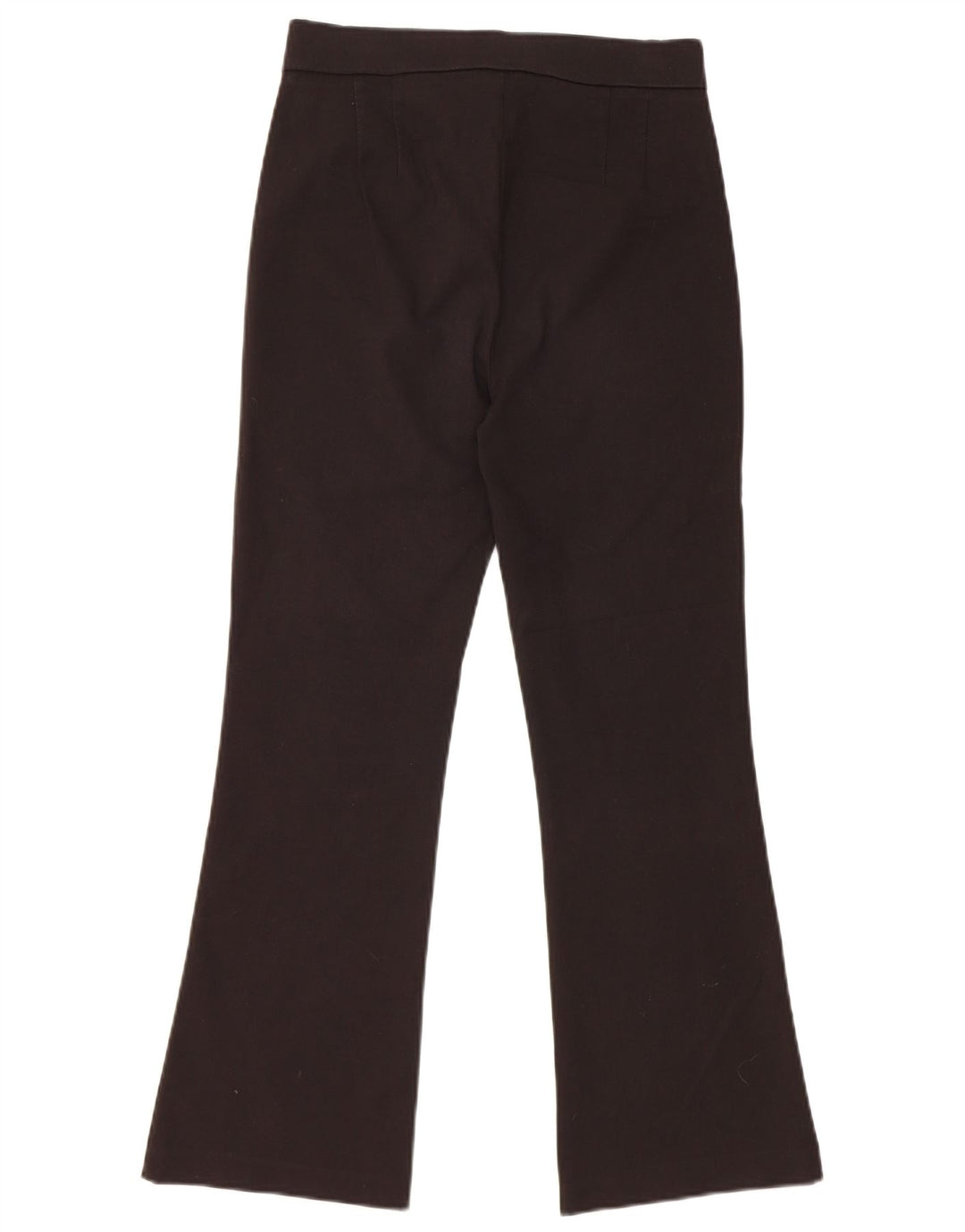 Zara Womens Bootcut Casual Trousers Small W26 L25 Black Cotton