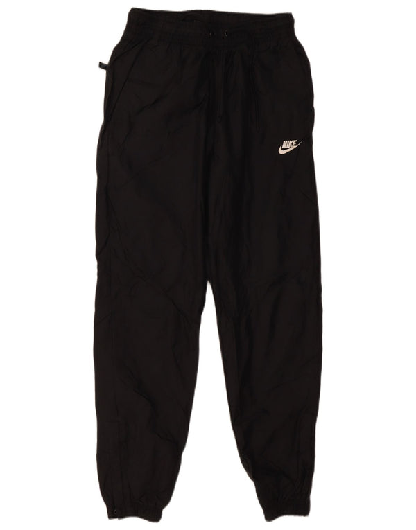 Nike Mens Tracksuit Trousers Joggers Small  Black Nylon