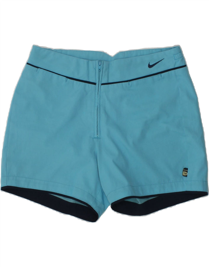 NIKE Boys Casual Shorts 7-8 Years W26  Blue Polyester | Vintage Nike | Thrift | Second-Hand Nike | Used Clothing | Messina Hembry 