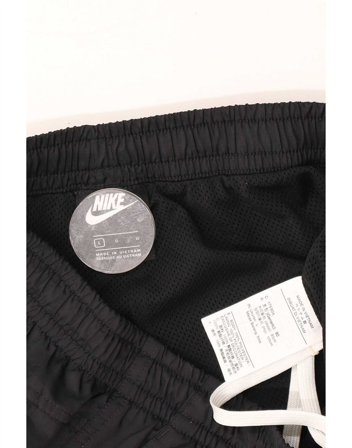 Nike Mens Swimming Shorts Large Black Polyester