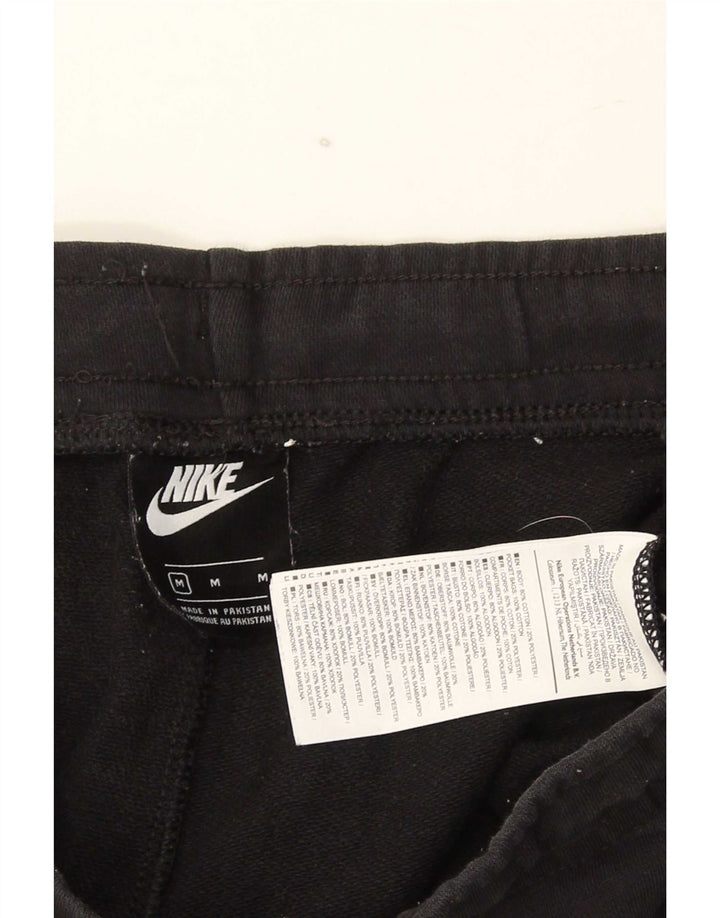 Nike Womens Tracksuit Trousers Joggers UK 12 Medium Black Cotton