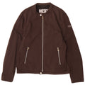 Diesel Mens Bomber Jacket UK 40 Large Brown Nylon