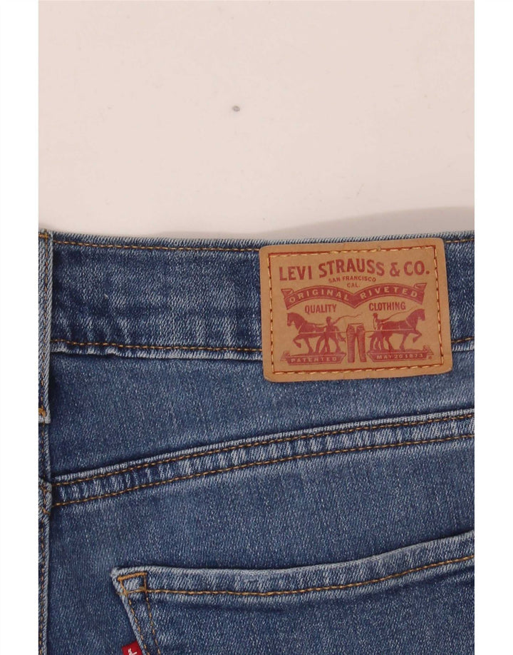 Levi's Womens 724 High Rise Straight Jeans W28 L28 Blue