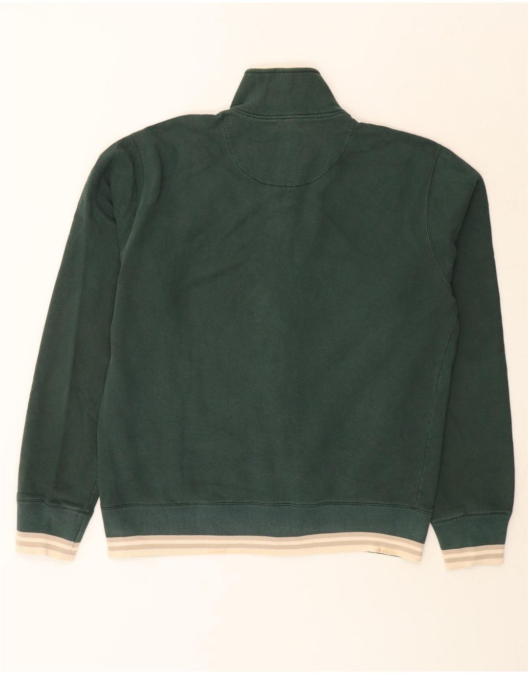 Chervo Mens Graphic Tracksuit Top Jacket IT 52 Large Green Cotton