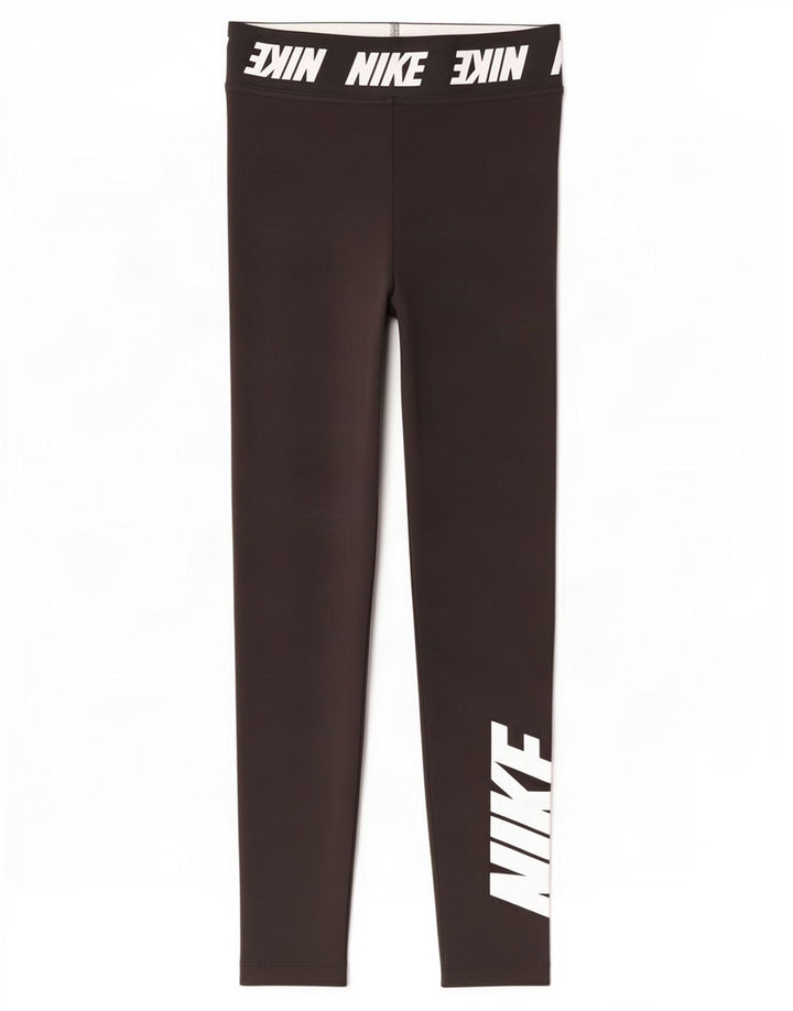 Adidas Womens Graphic Leggings UK 4 XS Black Polyester