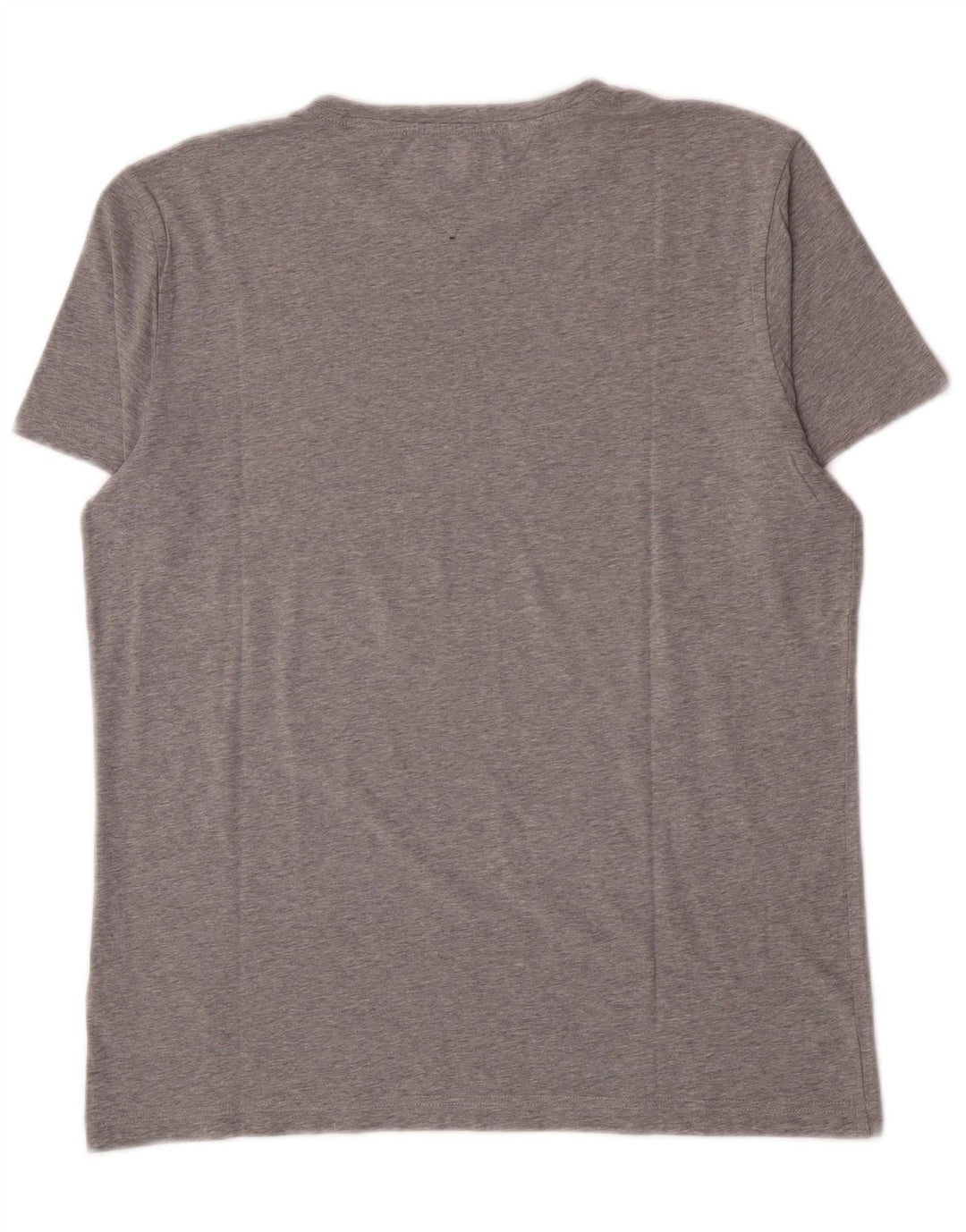 Tommy Hilfiger Mens T-Shirt Top Large Grey Cotton