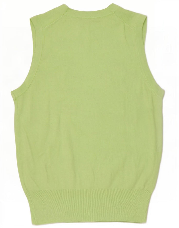 Zara Womens Vest Tank Top UK 8 Small Green