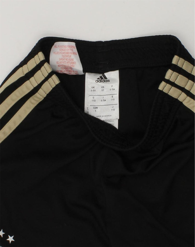 ADIDAS Boys Sport Shorts 4-5 Years Black Polyester | Vintage Adidas | Thrift | Second-Hand Adidas | Used Clothing | Messina Hembry 