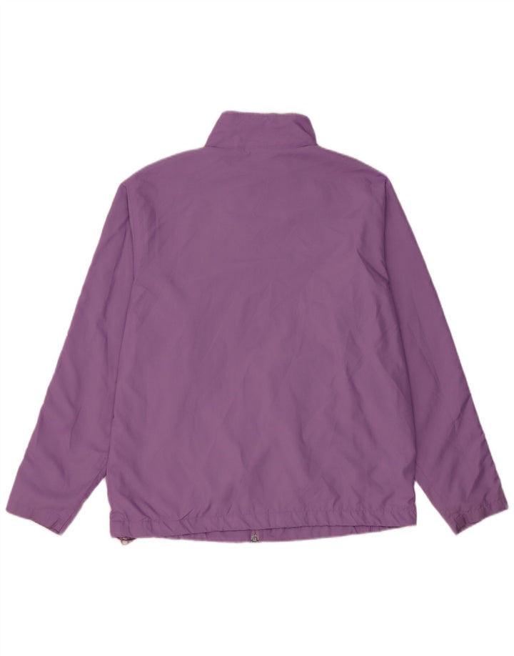 Reebok Womens Tracksuit Top Jacket UK 12 Medium  Purple Polyester
