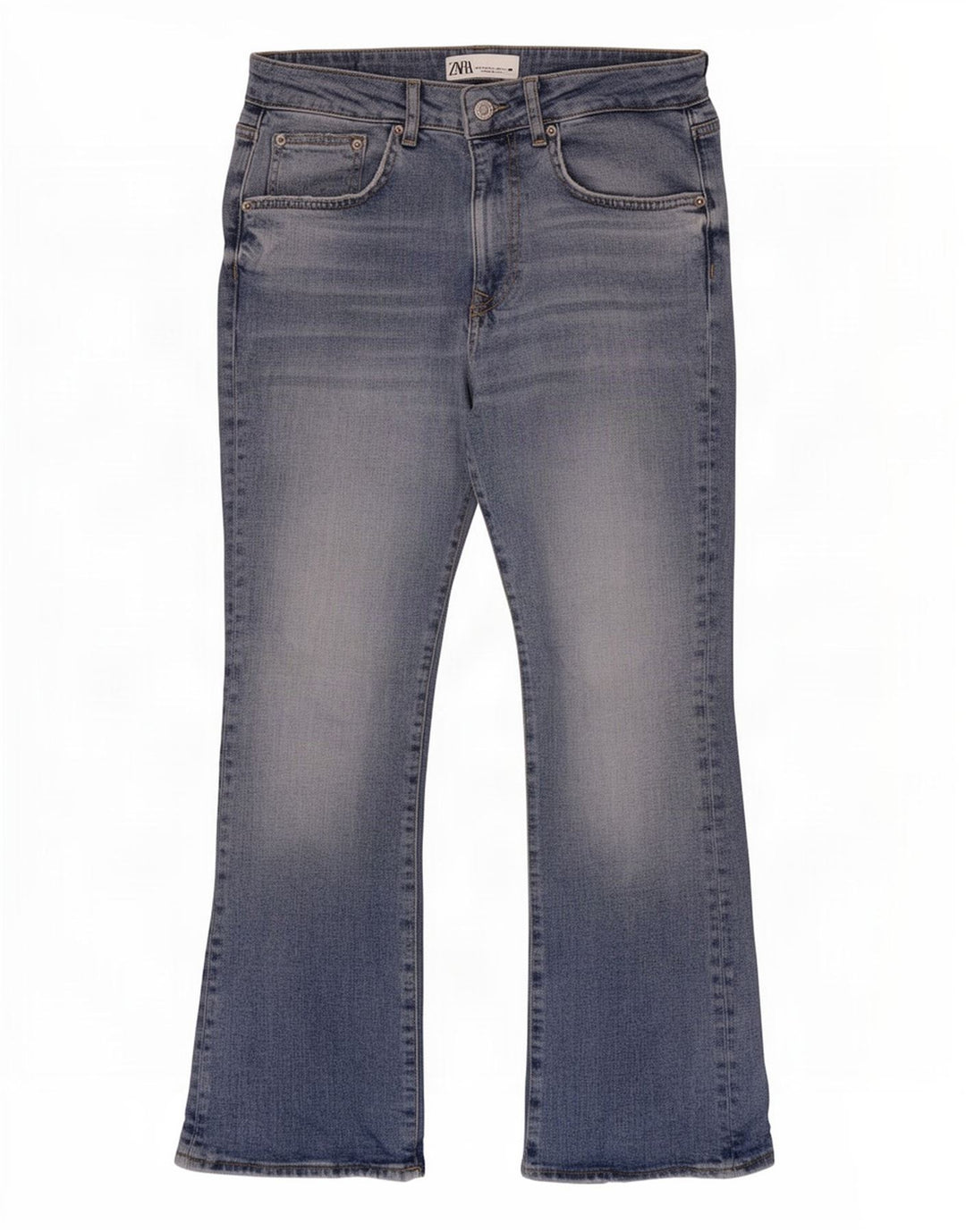 Zara Womens Bootcut Jeans EU 38 Small W28 L26 Blue Cotton