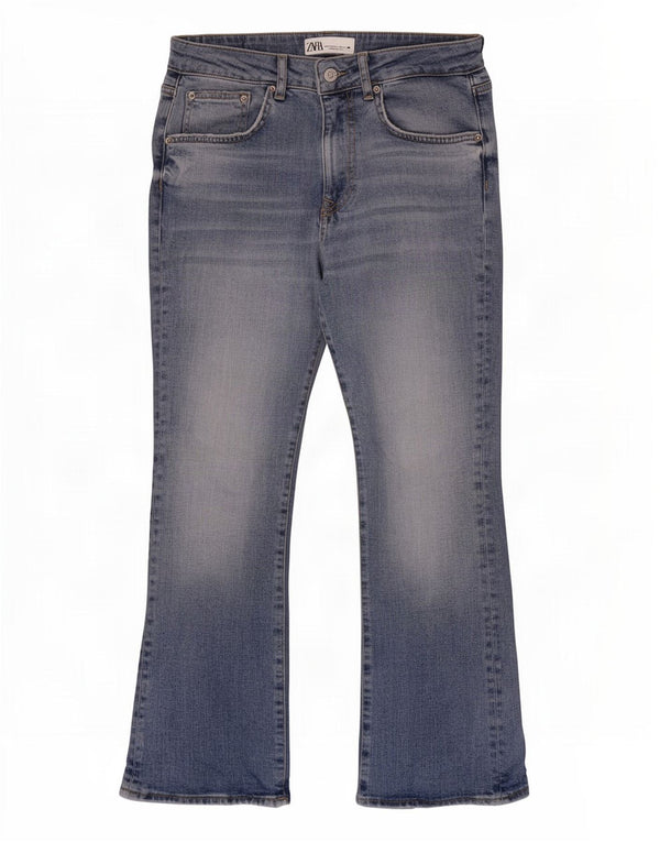 Zara Womens Bootcut Jeans EU 38 Small W28 L26 Blue Cotton