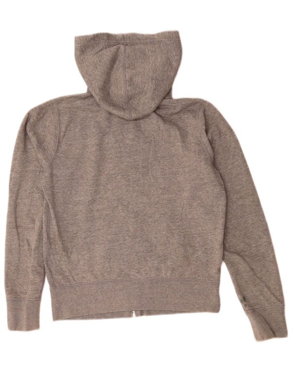 Polo Ralph Lauren Womens Oversized Zip Hoodie Sweater UK 10 Small Grey