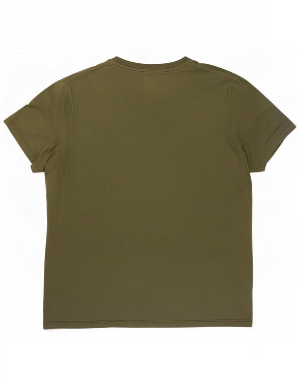 Blauer Mens Graphic T-Shirt Top 2XL Green Cotton