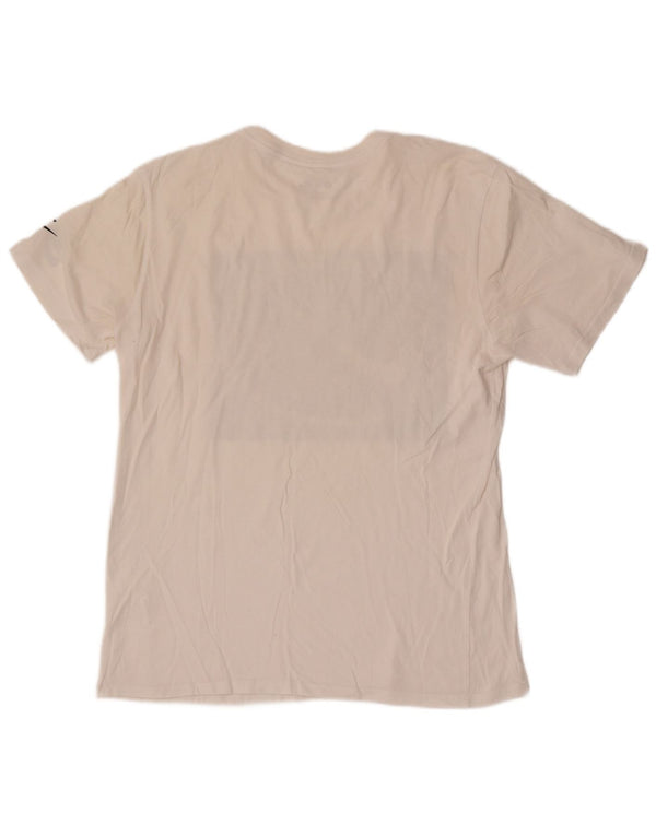 Nike Womens Athletic Cut Graphic T-Shirt Top UK 16 Large White