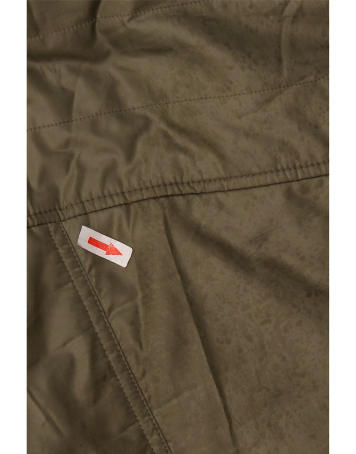 LEE Mens Padded Jacket UK 44 2XL Khaki Polyester