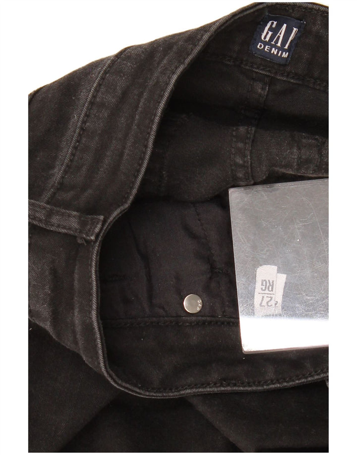 GAP Womens Skinny Jeans W27 L27  Black Cotton