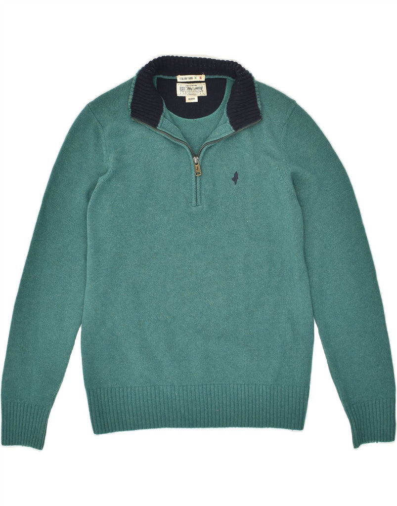 MARLBORO CLASSICS Boys Zip Neck Jumper Sweater 15-16 Years Medium Blue | Vintage Marlboro Classics | Thrift | Second-Hand Marlboro Classics | Used Clothing | Messina Hembry 