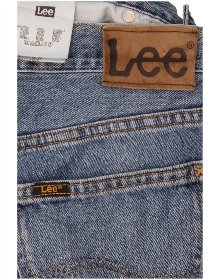 Lee Mens Seattle Straight Jeans W32 L32 Blue Cotton