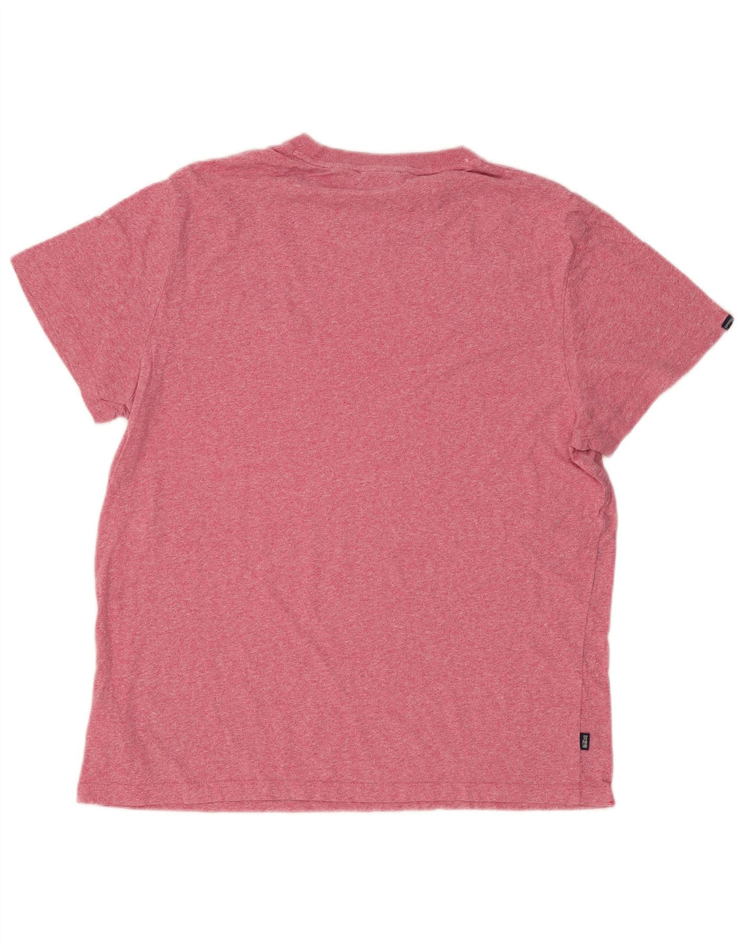 Superdry Mens T-Shirt Top 2XL Pink Cotton