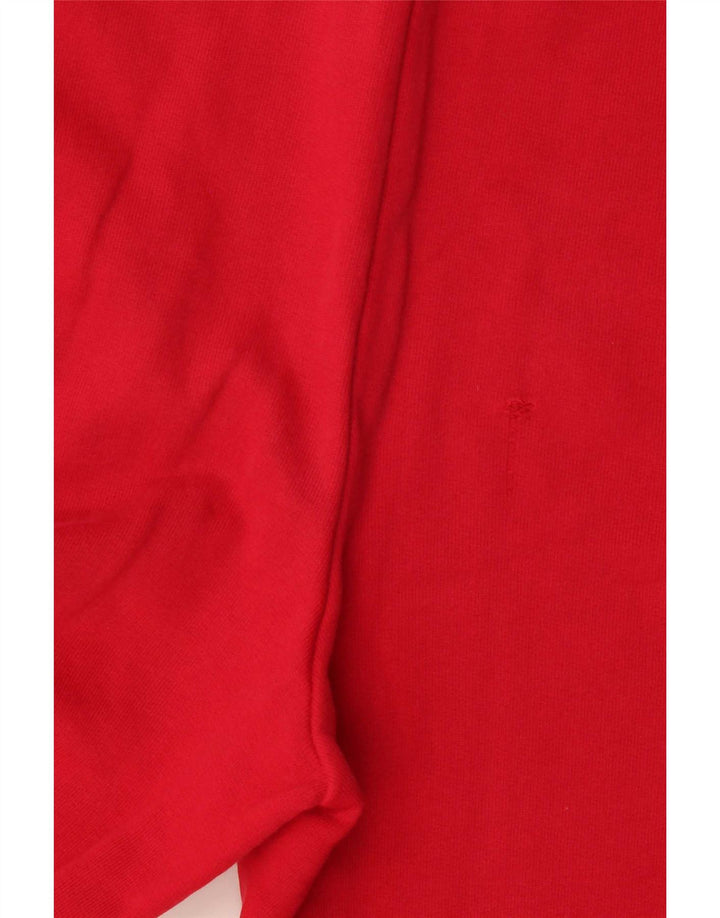 Vintage Mens Tracksuit Trousers Joggers Medium  Red