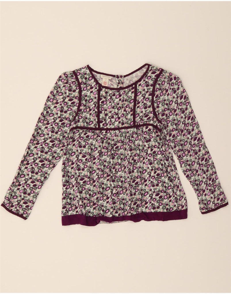 MONSOON Girls Long Sleeve Blouse Top 9-10 Years Purple Spotted Cotton Vintage Monsoon and Second-Hand Monsoon from Messina Hembry 