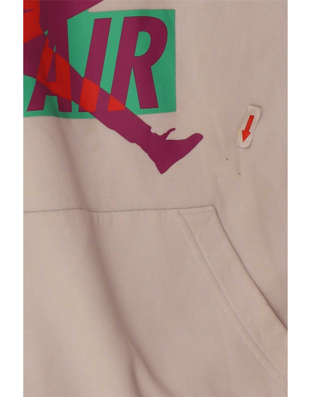 Jordan Mens Graphic Hoodie Jumper Medium White