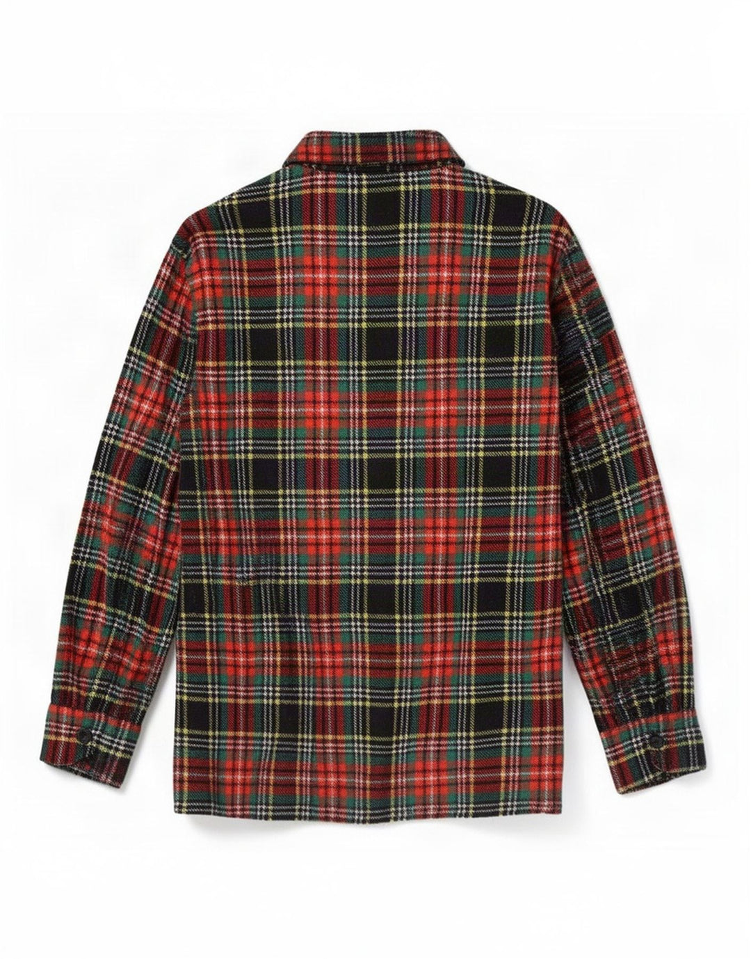 Gorena Mens Flannel Shirt Small Green Plaid