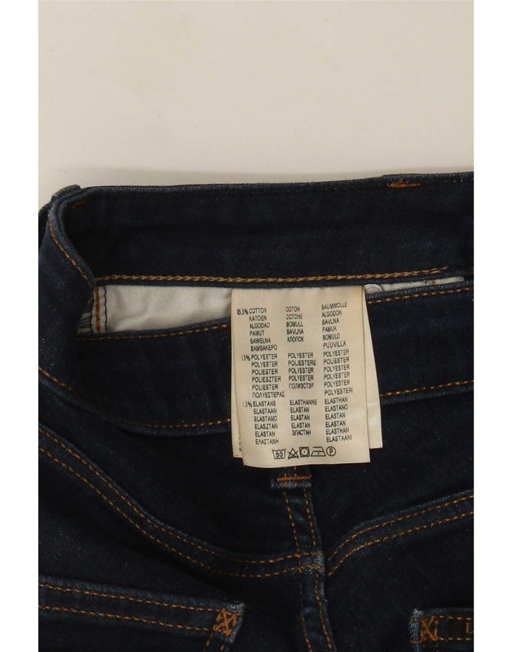 Lee Womens Elly Slim Jeans W28 L31 Navy Blue Cotton