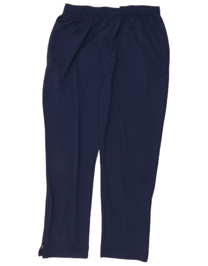 RUSSELL ATHLETIC Mens Dri-Power Tracksuit Trousers Large Navy Blue