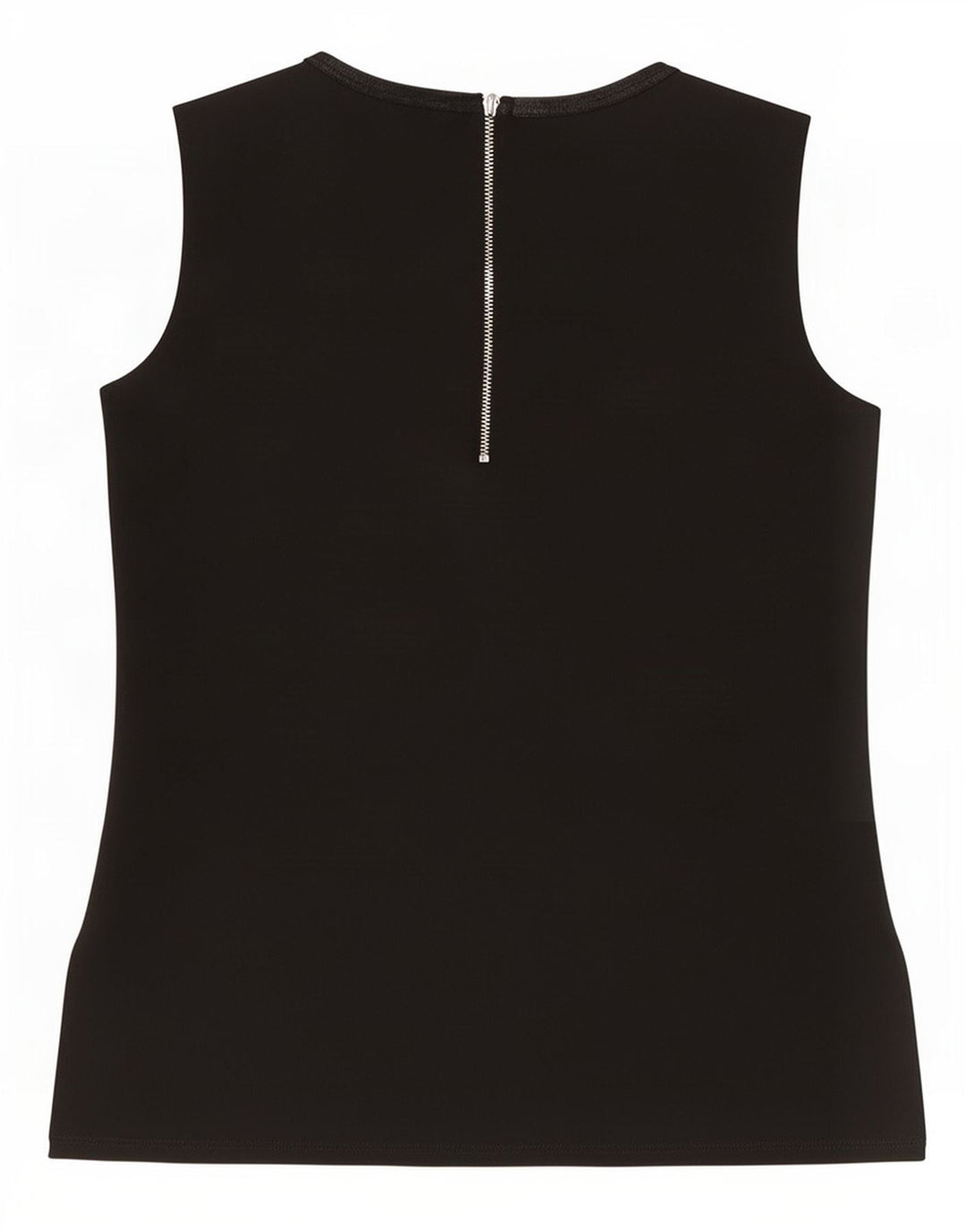 Zara Womens Graphic Sleeveless Blouse Top UK 10 Small Black Polyester