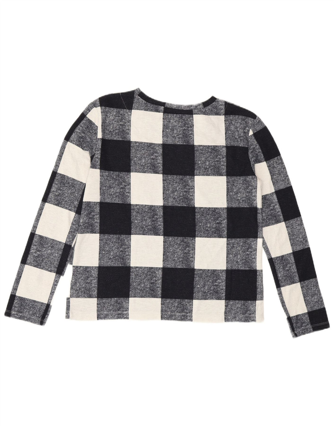 Marks & Spencer Womens Top Long Sleeve UK 8 Small Navy Blue Polyester