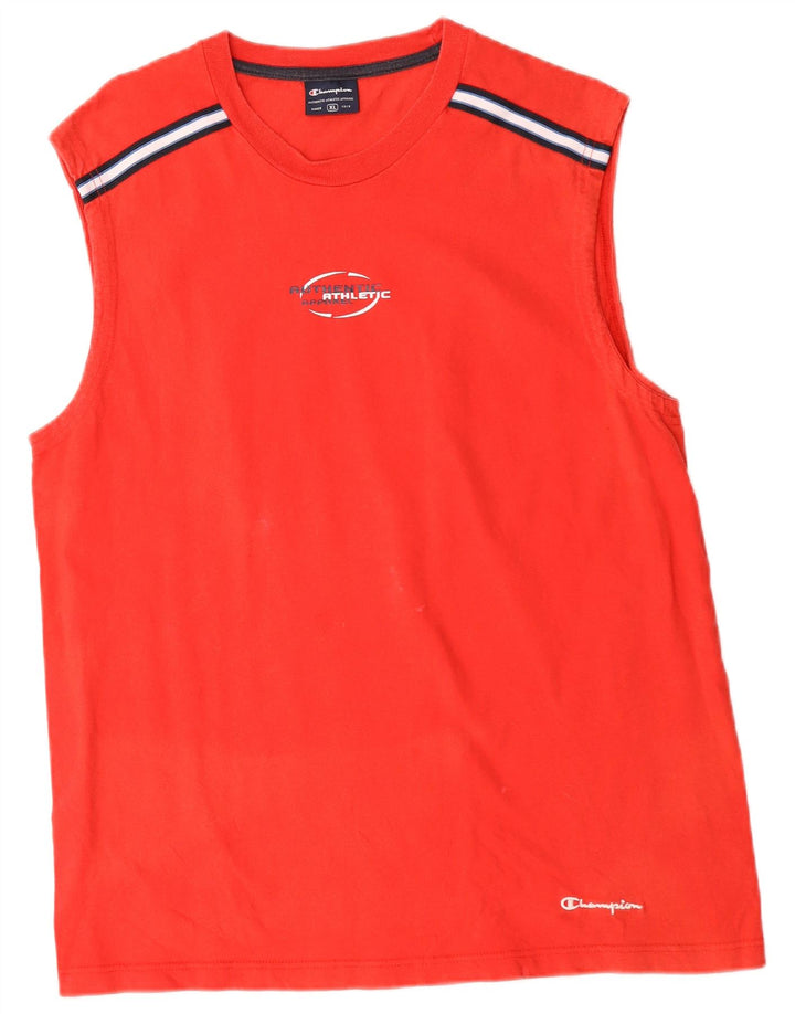 Champion Mens Vest Top XL Red