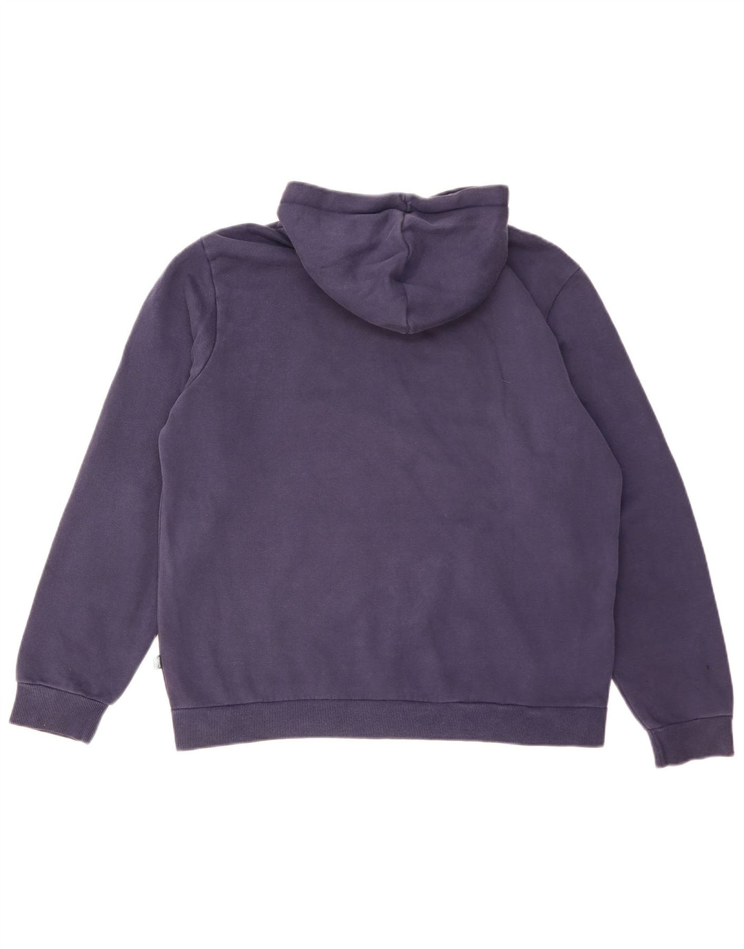 Puma Mens Hoodie Jumper Large Navy Blue Cotton