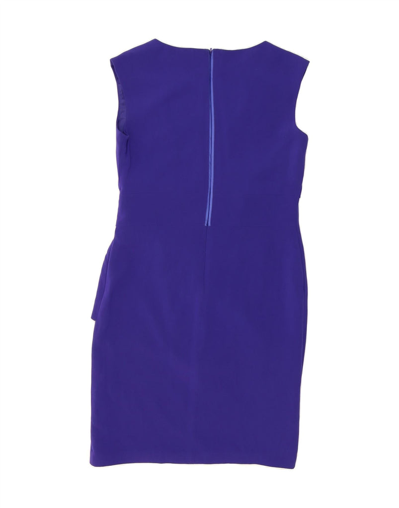 COAST Womens Sleeveless Sheath Dress UK 14 Medium Purple Triacetate Vintage Coast and Second-Hand Coast from Messina Hembry 