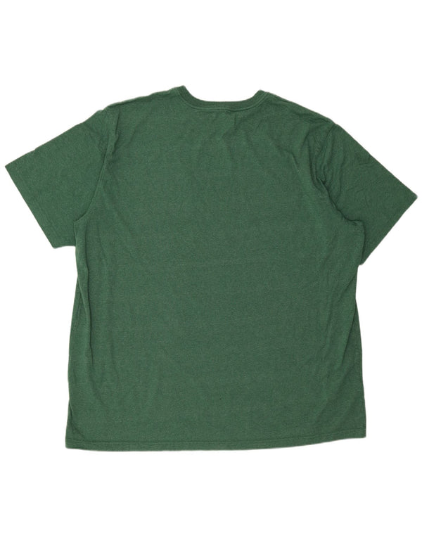CARHARTT Mens Tall Loose Fit T-Shirt Top 3XL Green Cotton