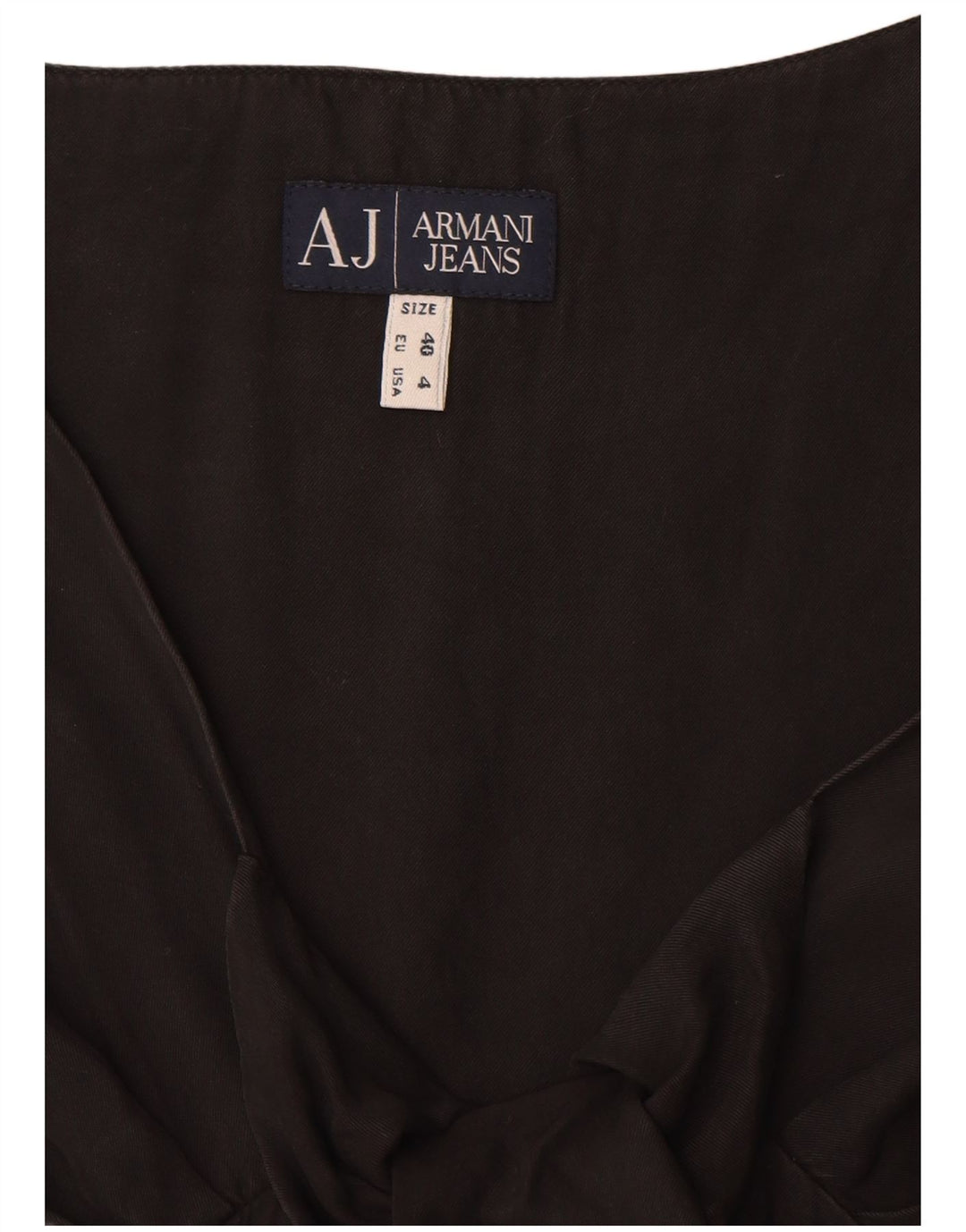 Armani Jeans Womens Sleeveless A-Line Dress EU 40 Medium Black