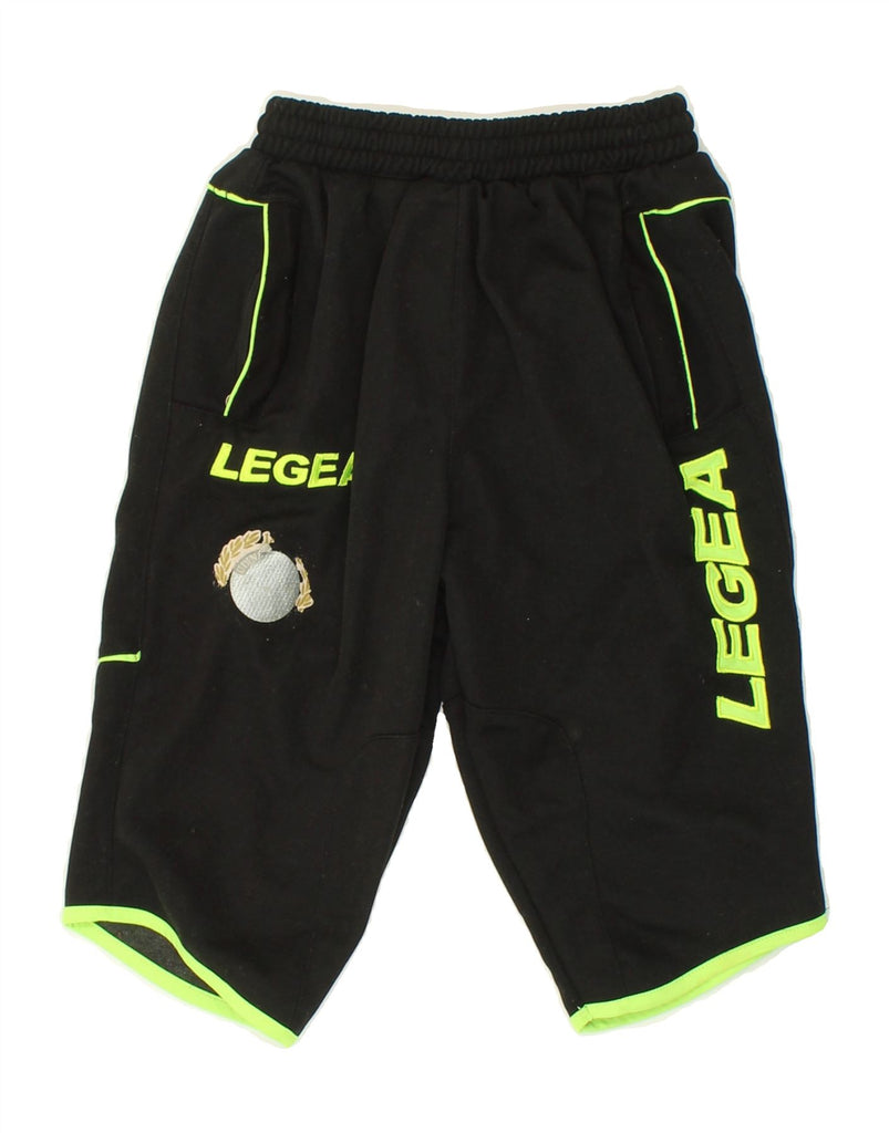 LEGEA Boys Graphic Sport Shorts 4-5 Years XS Black Polyester Vintage Legea and Second-Hand Legea from Messina Hembry 