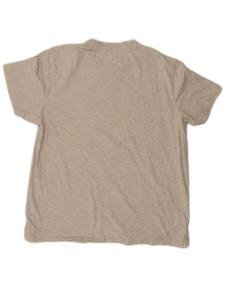 Crew Clothing Mens T-Shirt Top XL Grey Cotton