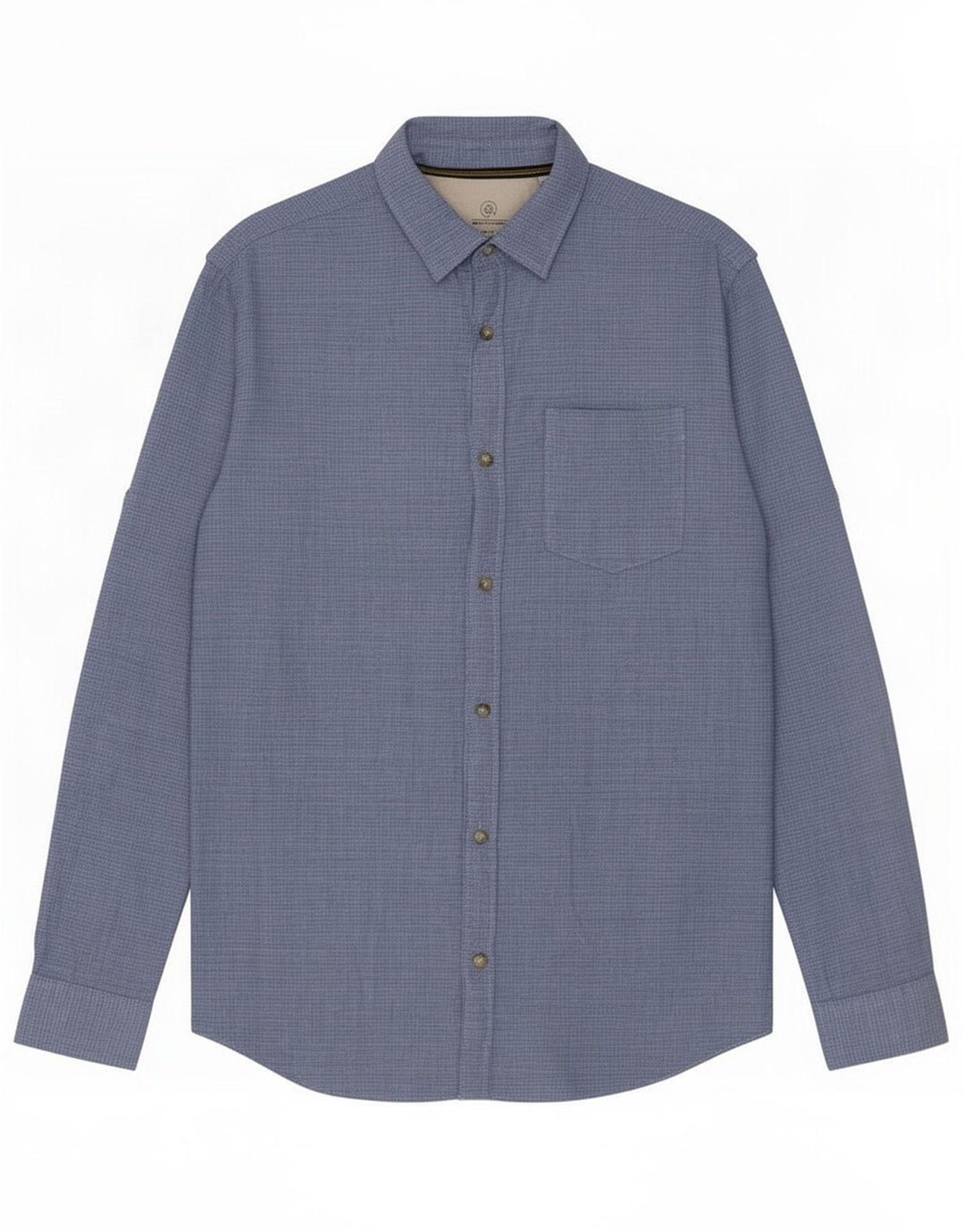 Jack & Jones Mens Shirt Large Blue Spotted Cotton