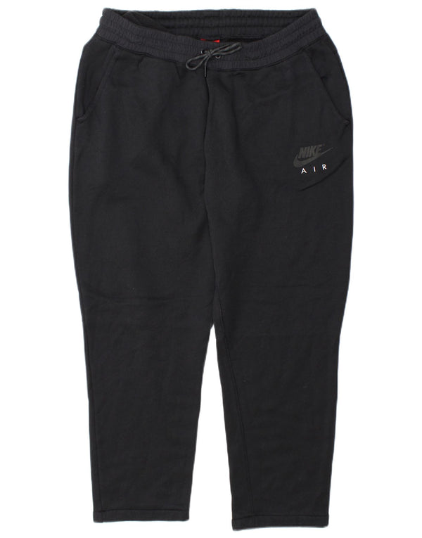 Nike Mens Tracksuit Trousers Large  Black Cotton