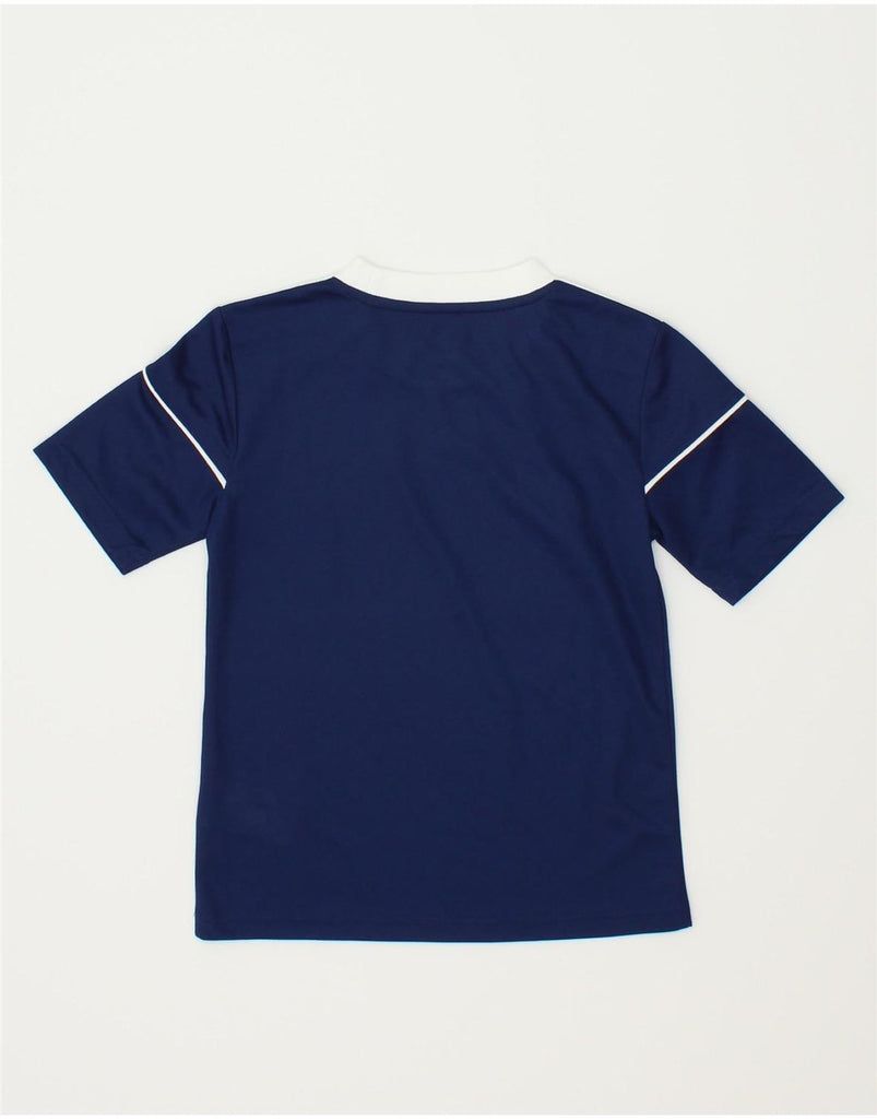 ADIDAS Boys Aeroready T-Shirt Top 7-8 Years Navy Blue Polyester | Vintage Adidas | Thrift | Second-Hand Adidas | Used Clothing | Messina Hembry 