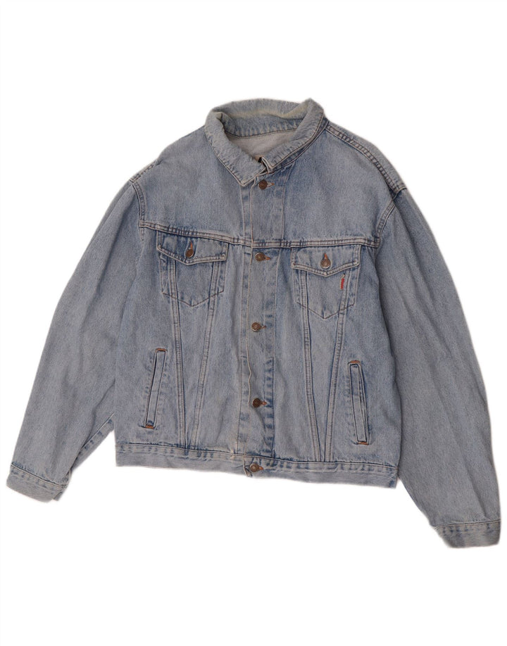 Carrera Mens Denim Jacket UK 42 XL Blue