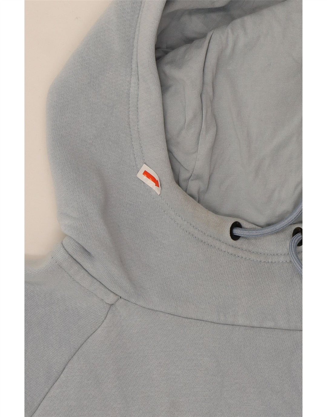 NIKE Womens Hoodie Jumper UK 14 Medium Blue Cotton Vintage Nike and Second-Hand Nike from Messina Hembry 