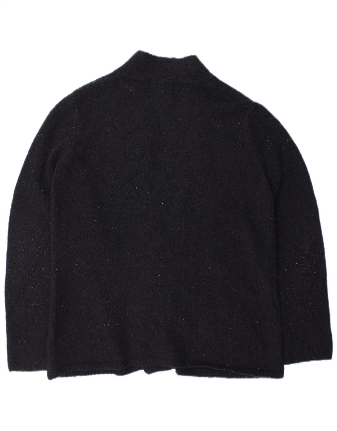 Zara Womens Open Cardigan Sweater UK 14 Medium Navy Blue