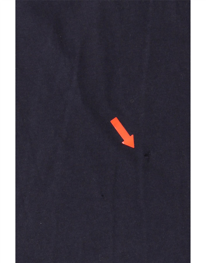 Nike Mens Graphic T-Shirt Top Small Navy Blue Cotton