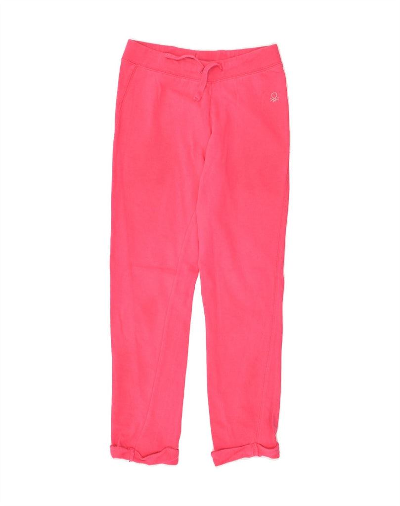 BENETTON Girls Tracksuit Trousers 9-10 Years Pink | Vintage Benetton | Thrift | Second-Hand Benetton | Used Clothing | Messina Hembry 