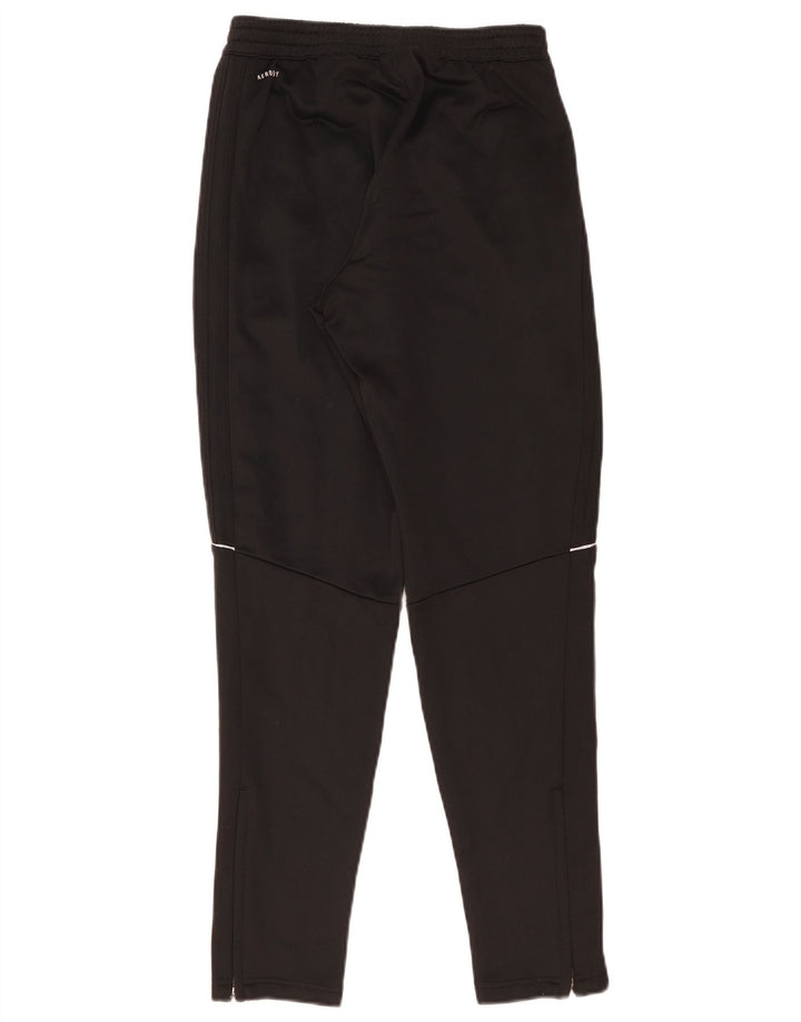 Adidas Mens Aeroready Tracksuit Trousers Small Black Polyester