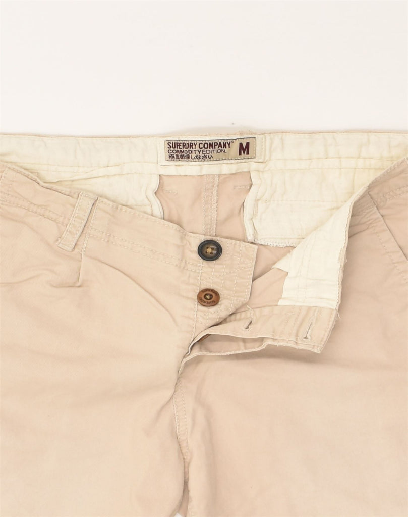 SUPERDRY Mens Slim Chino Trousers Medium W34 L30  Beige Cotton | Vintage Superdry | Thrift | Second-Hand Superdry | Used Clothing | Messina Hembry 